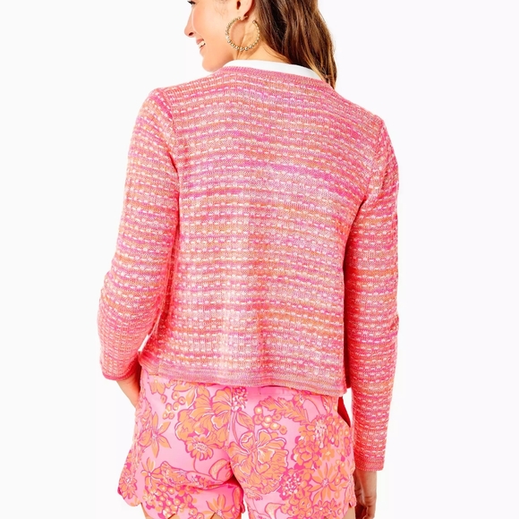 NWT Lilly Pulitzer Kienna Tweed Cardigan - Picture 2 of 4